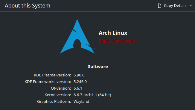 How to get Plasma 6 Beta on Arch Linux